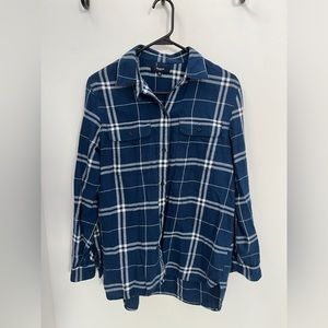 Madewell Plaid Flannel Button Down Shirt